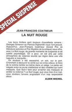 La Nuit rouge (9782226019820-front-cover)
