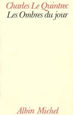 Les Ombres du jour, Journal 1970-1980 (9782226023209-front-cover)
