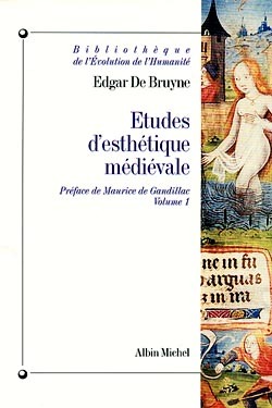 Études d'esthétique médiévale - tome 1 (9782226099679-front-cover)