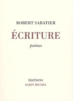 Écriture, Poèmes (9782226066411-front-cover)