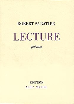 Lecture, Poèmes (9782226028723-front-cover)