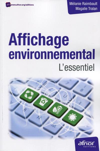 Affichage environnemental, L'essentiel. (9782124654529-front-cover)