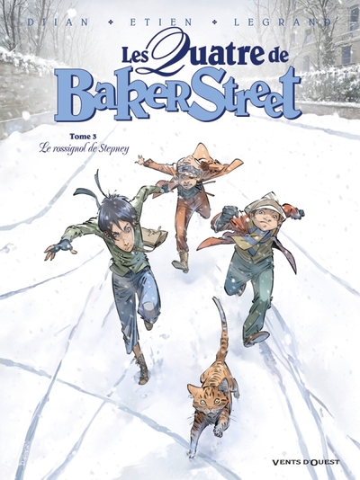 Les Quatre de Baker Street - Tome 03, Le Rossignol de Stepney (9782749306063-front-cover)