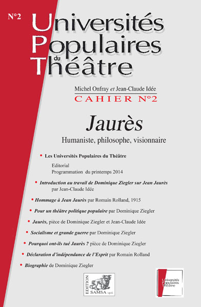 Jaurès, HUMANISTE, PHILOSOPHE, VISIONNAIRE (9782875930224-front-cover)