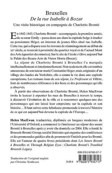 Bruxelles, de la rue Isabelle à Bozar (9782875935717-back-cover)