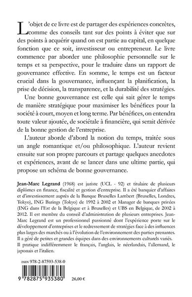 Gouvernance (9782875935380-back-cover)