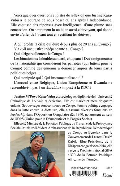 La Belgique et le Congo (9782875935304-back-cover)