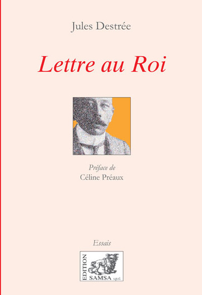 Lettre Au Roi (9782875930163-front-cover)