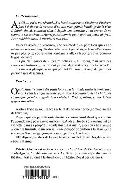 La Renaissance / Providence (9782875935885-back-cover)