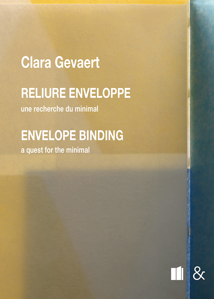 Reliure enveloppe / Envelope binding, une recherche du minimal (9782359841626-front-cover)