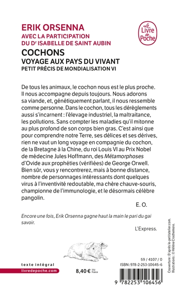 Cochons. Voyage aux pays du Vivant, Petit précis de mondialisation VI (9782253106456-back-cover)