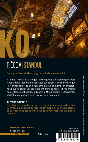 Piège à Istanbul (KO, Tome 6) (9782253181279-back-cover)