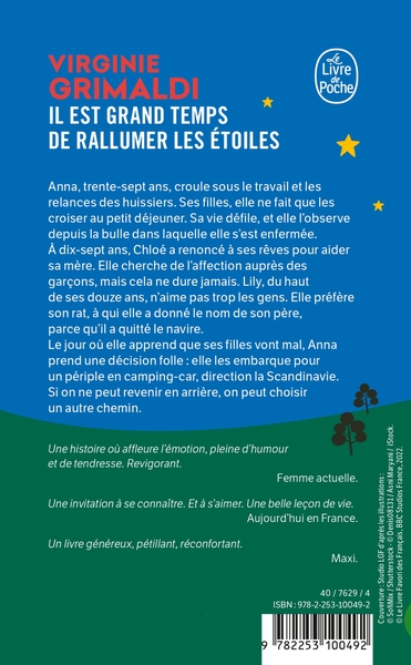 Il est grand temps de rallumer les étoiles (9782253100492-back-cover)