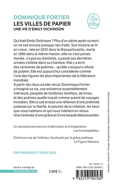 Les Villes de papier (9782253104582-back-cover)