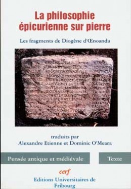 La philosophie épicurienne sur pierre (9782204054829-front-cover)