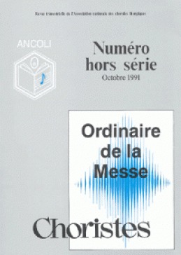 Ordinaire de la messe Hors série (9782204075565-front-cover)