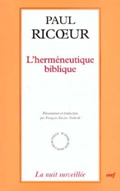 L'herméneutique biblique (9782204063319-front-cover)
