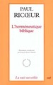 L'herméneutique biblique (9782204063319-front-cover)