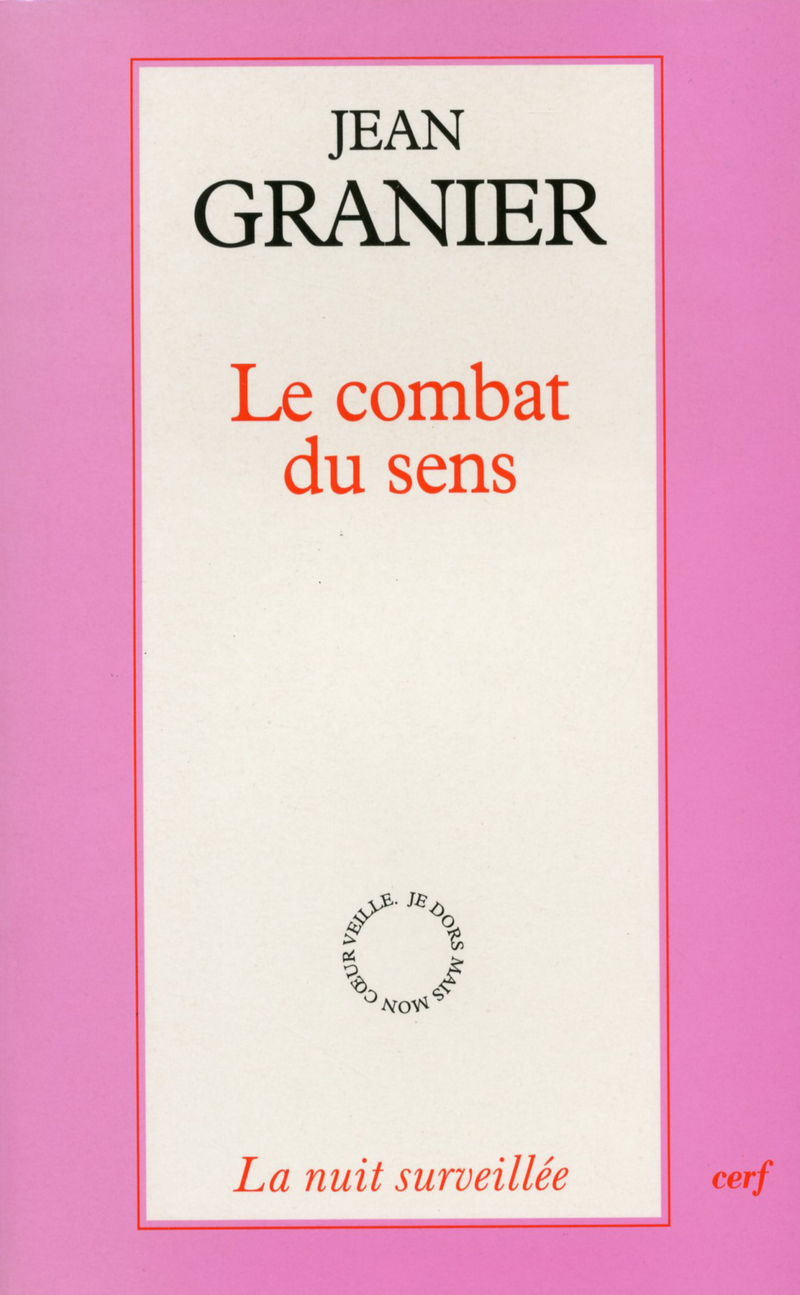 LE COMBAT DU SENS (9782204069809-front-cover)