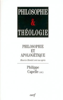 Philosophie et apologétique (9782204062572-front-cover)
