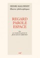 Regard Parole Espace (9782204095631-front-cover)