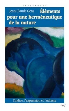 Éléments pour une herméneutiques de la nature (9782204086288-front-cover)
