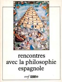 Rencontres avec la philosophie espagnole (9782204030465-front-cover)