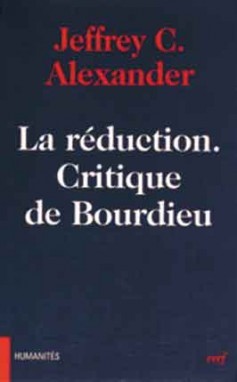 La réduction - Critique de Bourdieu (9782204064163-front-cover)
