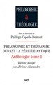 Philosophie et théologie dans la période antique - Anthologie tome 1 (9782204081764-front-cover)