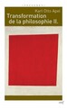 TRANSFORMATION DE LA PHILOSOPHIE 2 (9782204090070-front-cover)