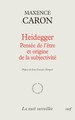 Heidegger - Pensée de l'être et origine de la subjectivité (9782204077323-front-cover)