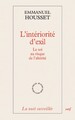 L'INTERIORITE D'EXIL - LE SOI AU RISUQE DE L'ALTERITE (9782204087742-front-cover)