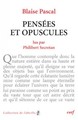 Blaise Pascal - Pensées et opuscules (9782204098823-front-cover)