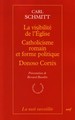 La visibilité de l'Eglise - Catholicisme romain et forme politique - Donoso Cortés (9782204088640-front-cover)