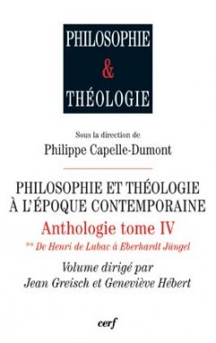 Philosophie et théologie à l'époquecontemporaine (9782204081795-front-cover)
