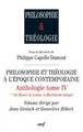 Philosophie et théologie à l'époquecontemporaine (9782204081795-front-cover)