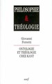 ONTOLOGIE ET THÉOLOGIE CHEZ KANT (9782204066181-front-cover)