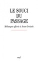 Le souci du passage (9782204074629-front-cover)