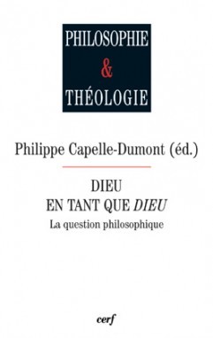 Dieu en tant que Dieu - La question philosophique (9782204097970-front-cover)