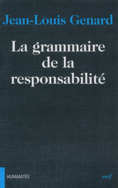 La Grammaire de la responsabilité (9782204063050-front-cover)