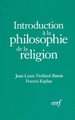 Introduction à la philosophie de la religion (9782204031806-front-cover)