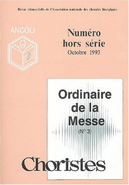 Ordinaire de la messe, n°3 (9782204075534-front-cover)