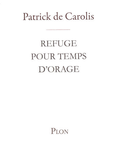 Refuge pour temps d'orage + CD gratuit (9782259210294-front-cover)