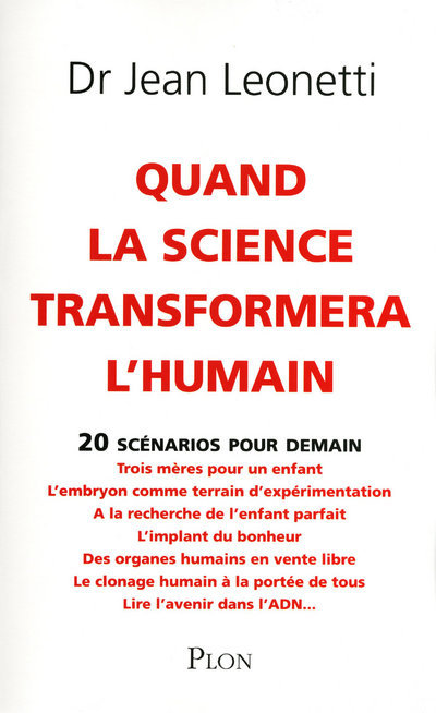 Quand la science transformera l'humain (9782259211451-front-cover)