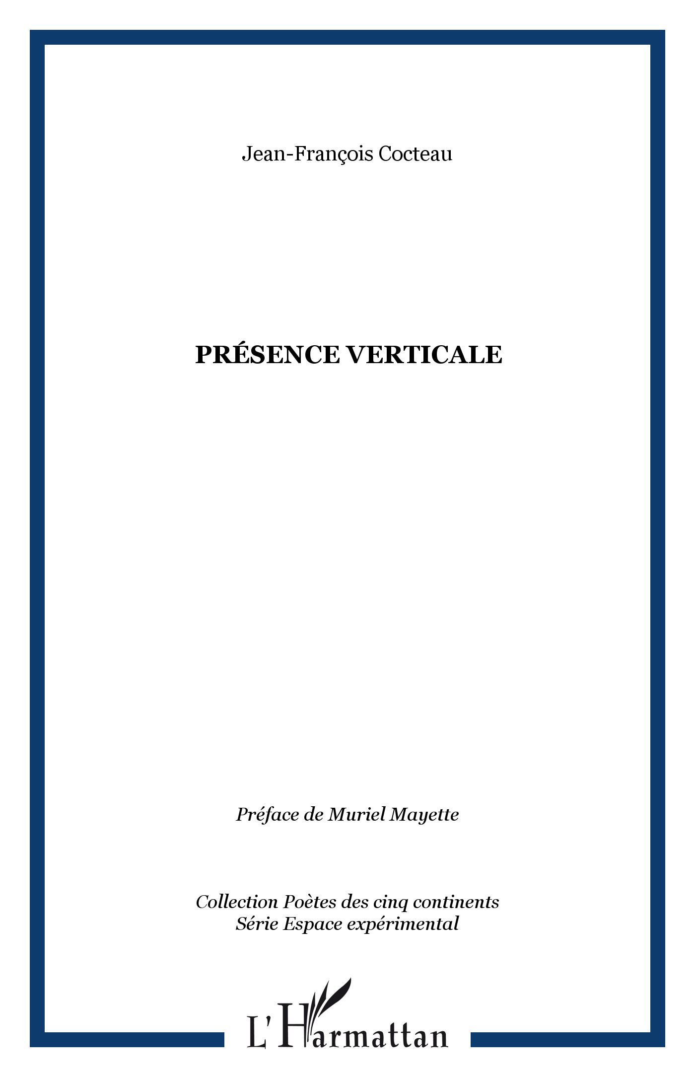 Présence verticale (9782296028760-front-cover)