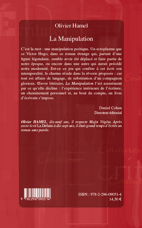 La manipulation, Roman (9782296090514-back-cover)