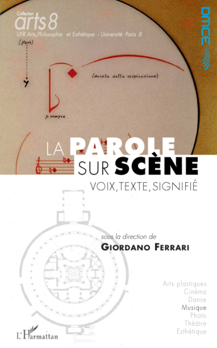 La parole sur scène, Voix, texte, signifié (9782296067011-front-cover)