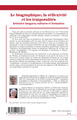 Le biographique, la réflexivité, et les temporalités, Articuler langues, cultures et formation (9782296096066-back-cover)