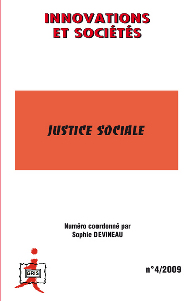 Innovations et sociétés, Justice sociale (9782296092495-front-cover)