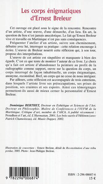 Les corps énigmatiques d'Ernest Breleur (9782296006874-back-cover)